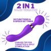 N12700-loving-joy-dual-ended-wand-vibrator-faq-2 ماساژور دو طرفه شارژی دو موتوردار کد 4309