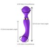 N12700-loving-joy-dual-ended-wand-vibrator-faq-3 ماساژور دو طرفه شارژی دو موتوردار کد 4309