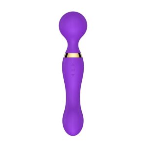n12700-loving-joy-Dual-Ended-Wand-Vibrator-5 ماساژور دو طرفه شارژی دو موتوردار کد 4309