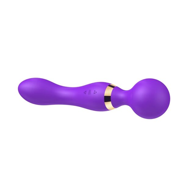 n12700-loving-joy-Dual-Ended-Wand-Vibrator-7 ماساژور دو طرفه شارژی دو موتوردار کد 4309