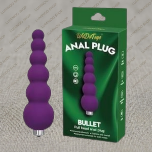 طراحی بدون عنوان_20260829_084406_۰۰۰۰ بات پلاگ ویبرهدار سیلیکونی WD Toys Bullet | خرید آنال پلاگ ویبره