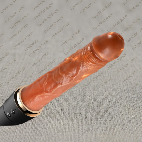 دیلدو تلسکوپی اتوماتیک مدل Baseball Bat با قابلیت گرمایشی و لرزشی